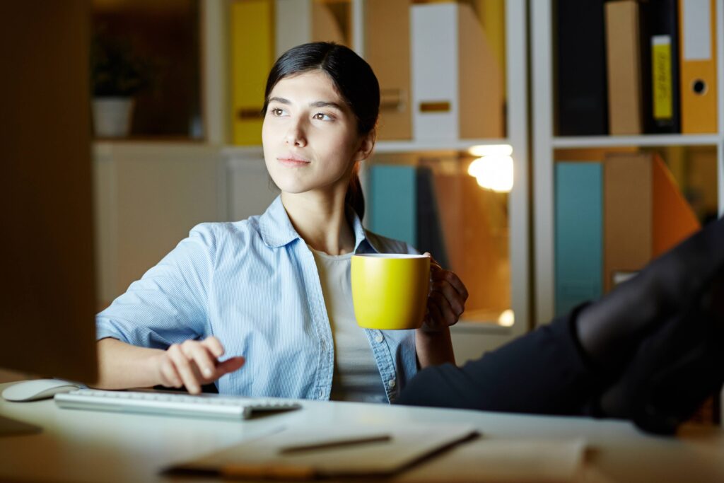 Person restarting a simple mental wellness routine after missing a few days.