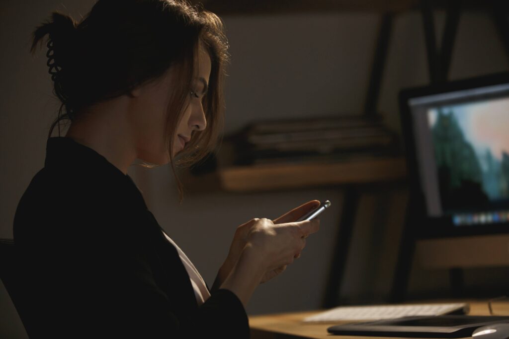 Endless social media feed encouraging continuous scrolling on a smartphone
